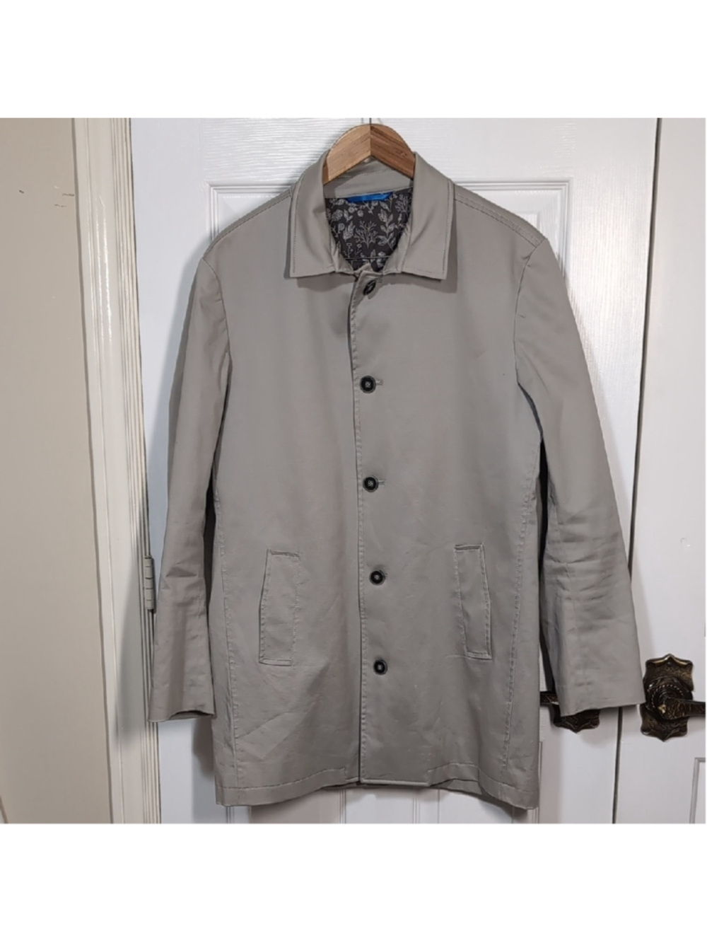 Sondergaard Men's Trench Coat Size 40